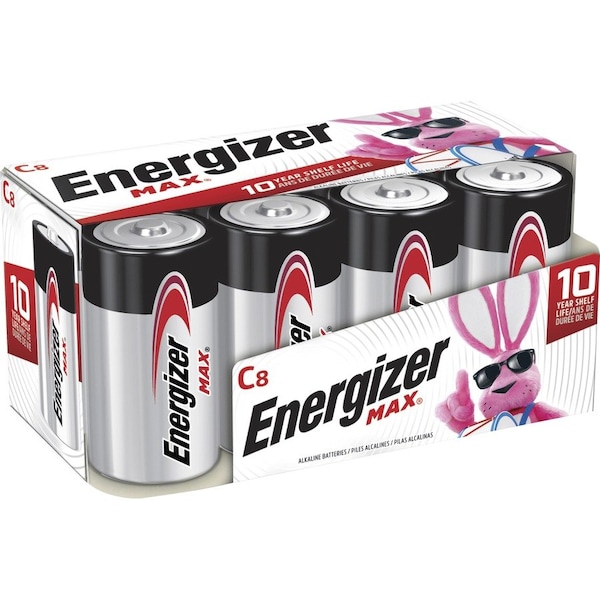 BATTERY, ALKA, C, 8PK, ENGZR